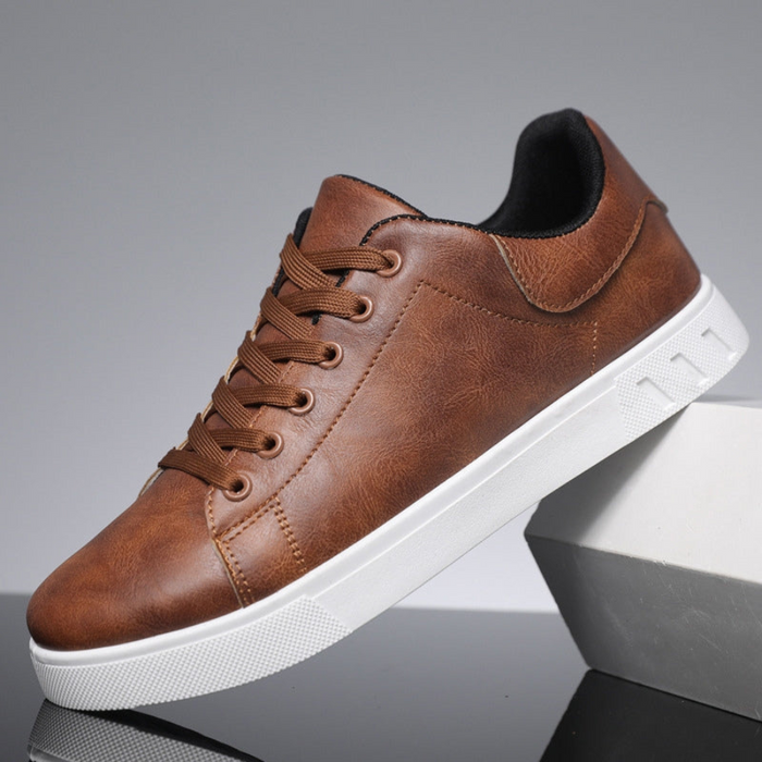 Leren herenschoenen met ergonomische zool