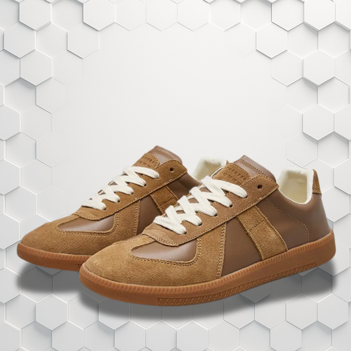 Herensneakers met dikke zool in retrostijl
