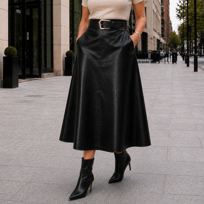 Maxi-rok | Hoge taille, casual | Regular fit