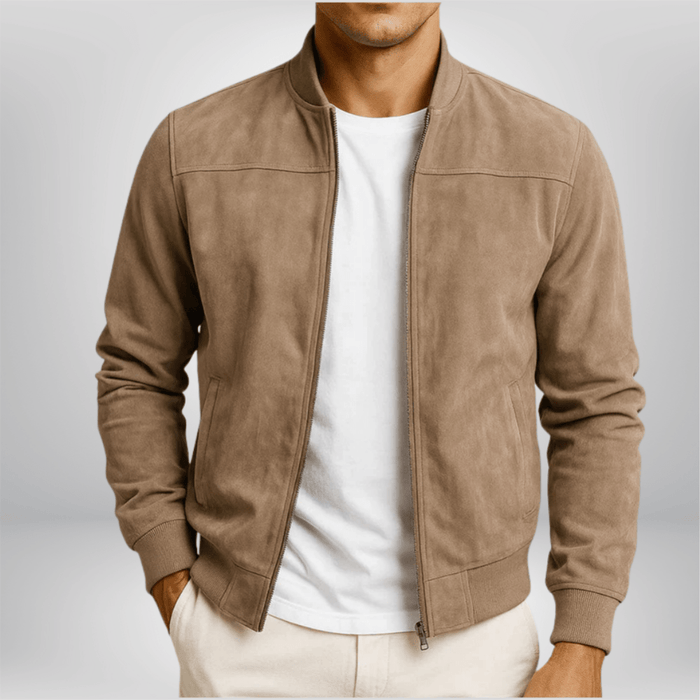 Quinn | Leren bomberjack voor heren | Moderne urban stijl