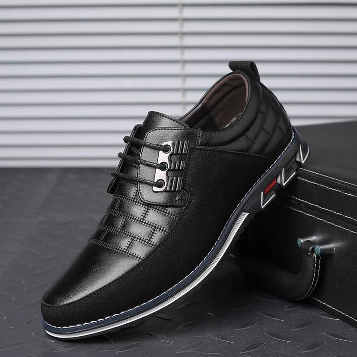 Leren herenloafers | Orthopedische schoenen, instapper | Zwart