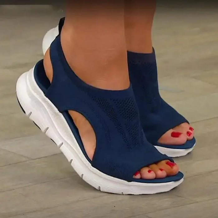 Dames zomerschoenen - Nieuwe sandalen - Sleehakpumps