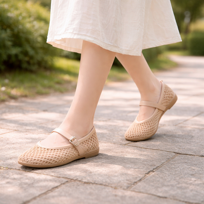 Mary Jane schoenen | Comfortabel voor de zomer | Ronde neus, gesp