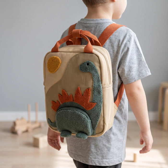 Schoolrugzak | Dinothema met 3D-ontwerp | Kinderen