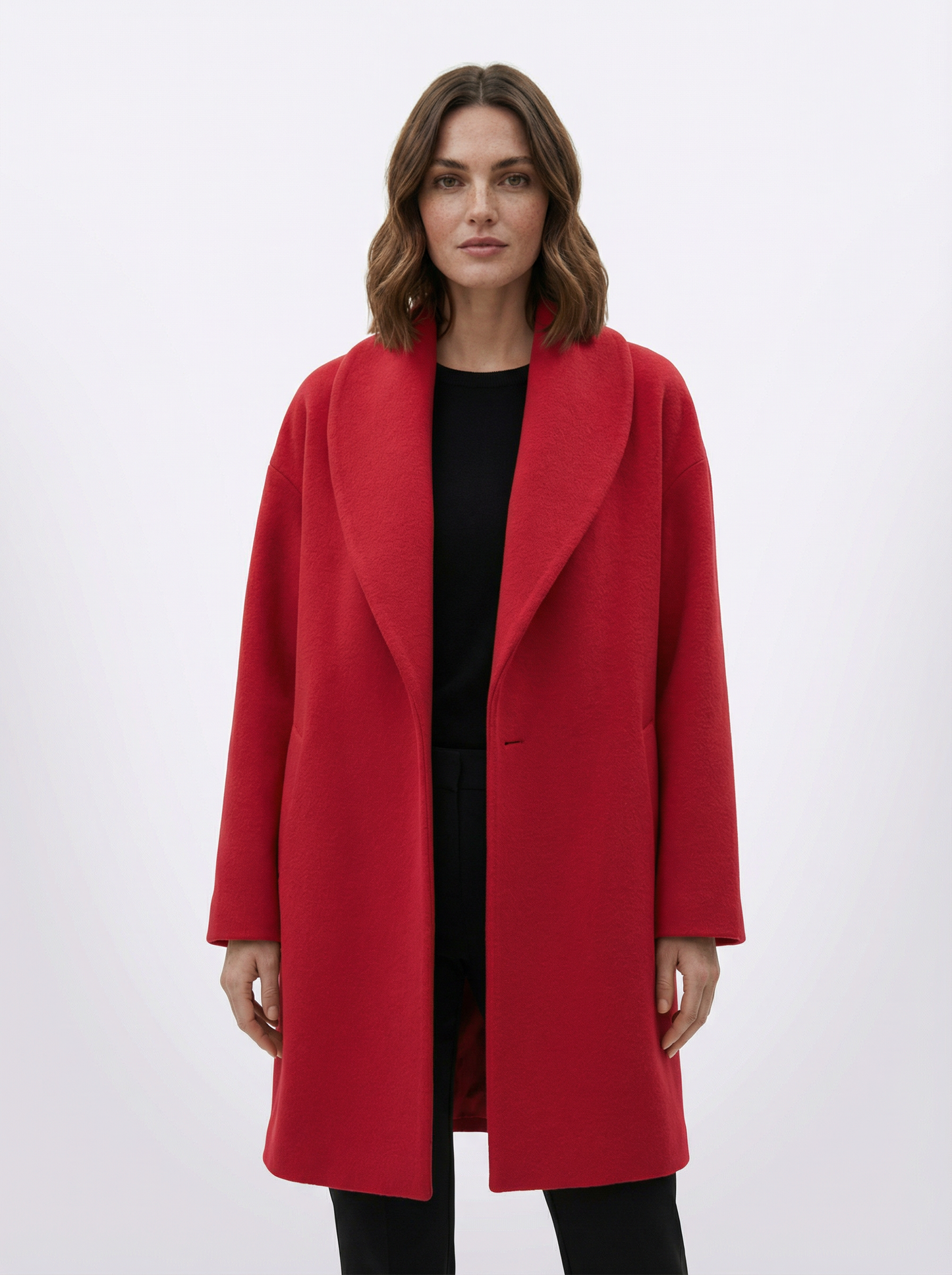 Women’s Relaxed Elegant Longline Winter Coat