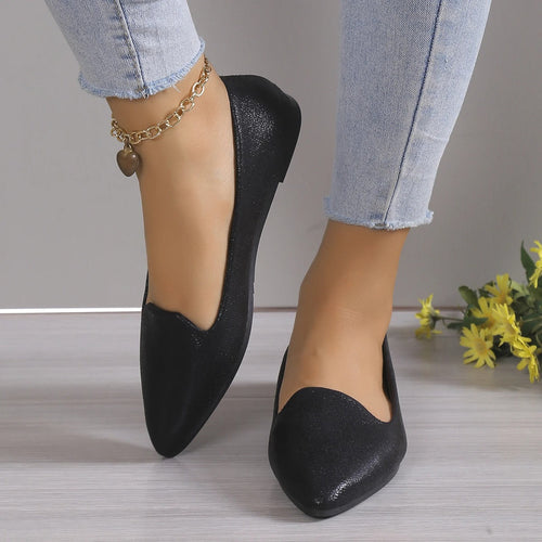 Dames ballerina's | Spitse neus, flexibel | Stijlvolle comfortabele schoenen