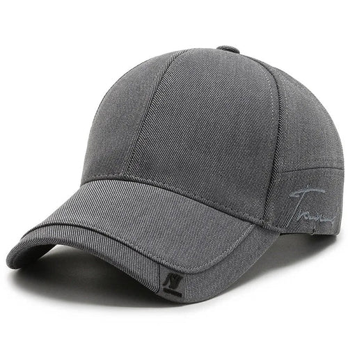 Baseballcap voor heren | Verstelbaar keperkatoen met borduursel