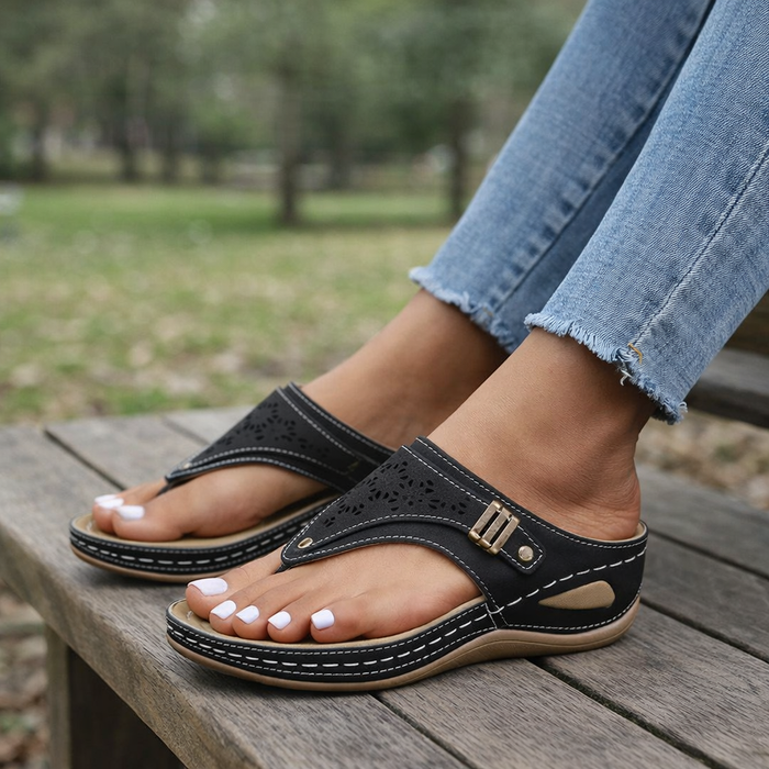 Orthopedische sleehaksandalen voor dames | Ergonomische ondersteuning, elegant ontwerp