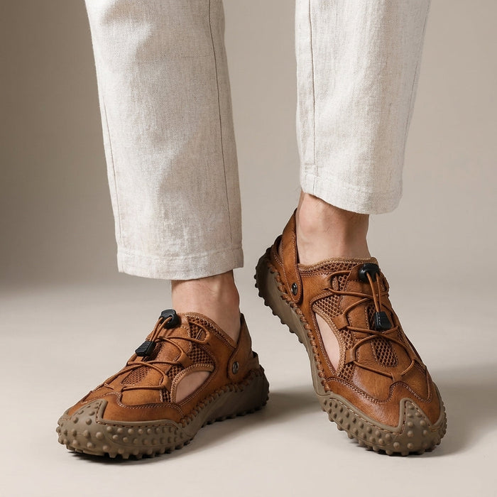 Heren instapschoenen | Mesh, gripzool | Zomer