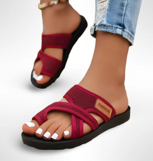 Dames sandalen | Hallux valgus, corrigerend ontwerp | Open neus