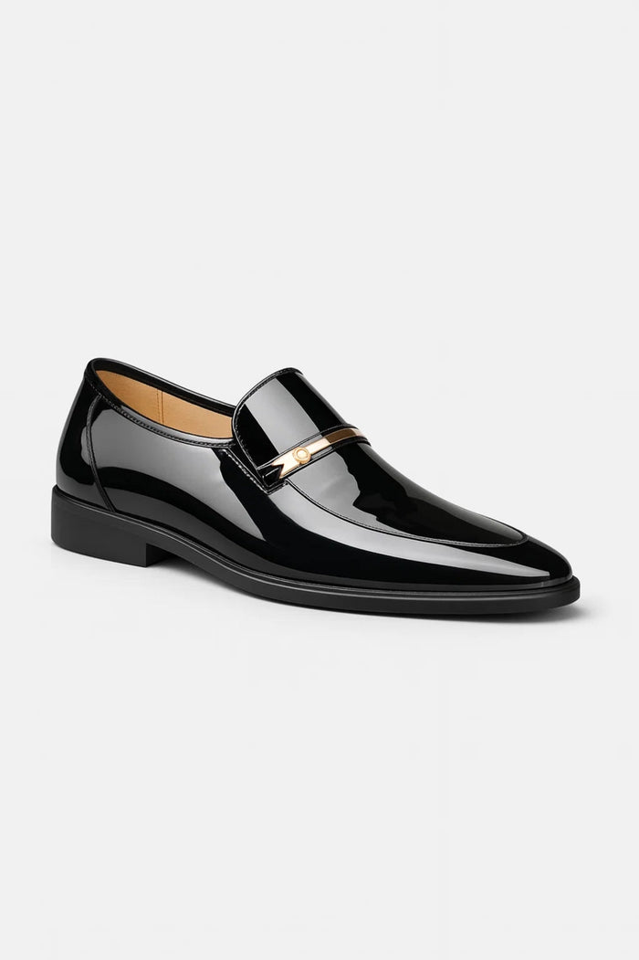 Herenloafers | Lakleer, metalen detail | Nette en formele schoenen