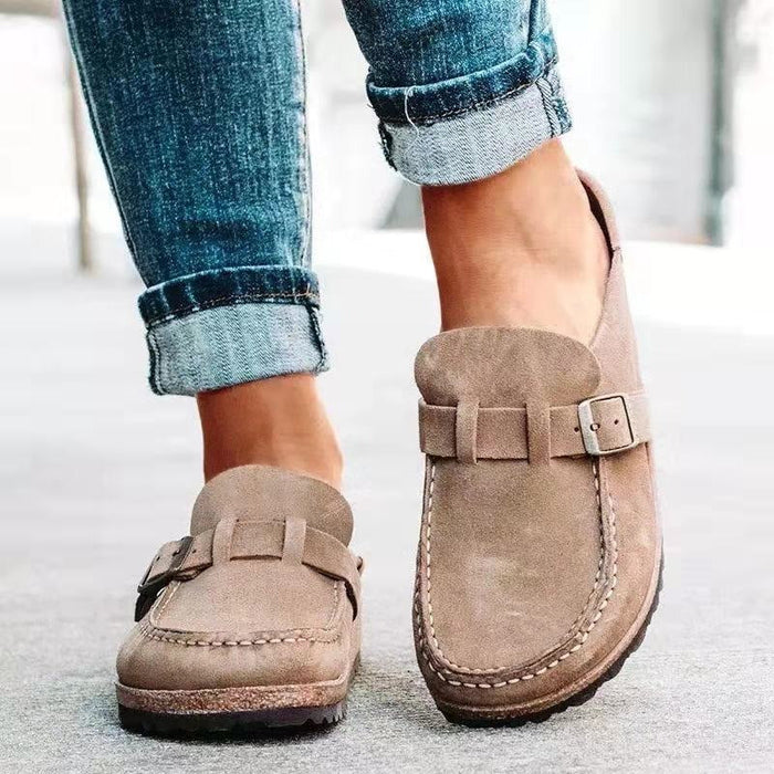 Klompen met voetboogondersteuning | Beige, zwart, paars