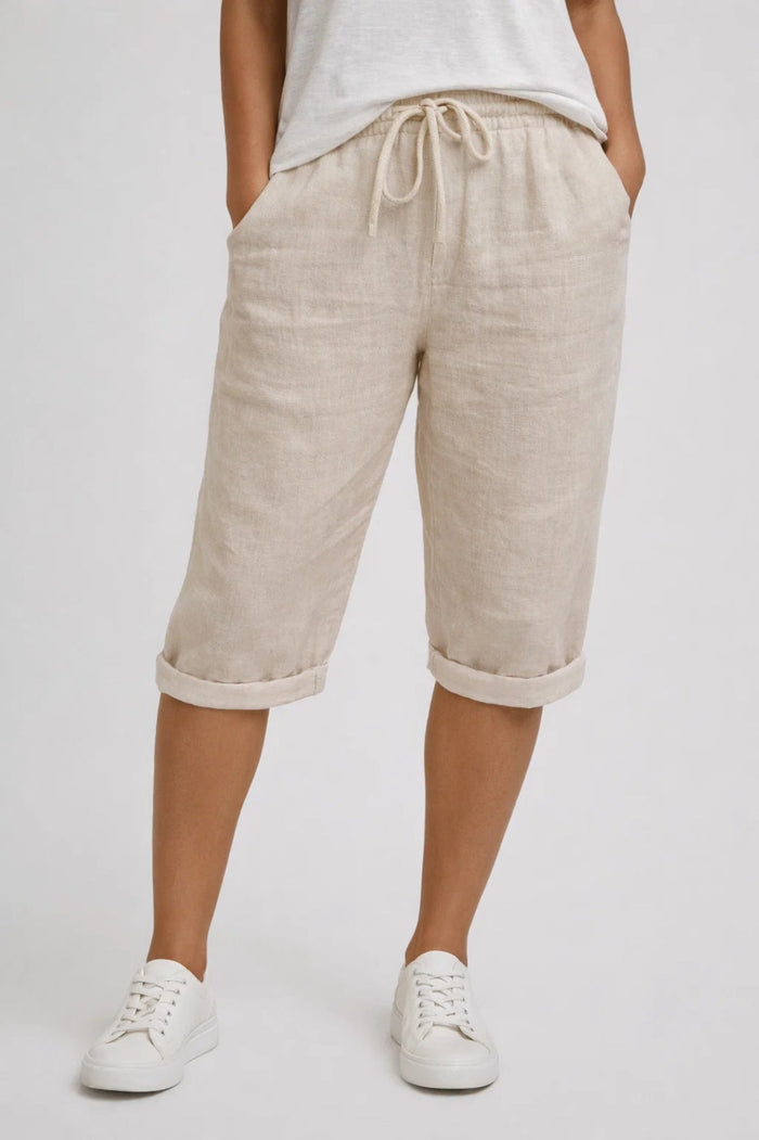 Damesshort | Elastische taille, ruime pasvorm | Zomer