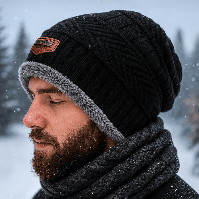 Wintermuts | Unisex, voering van imitatiebont | Warm, dik