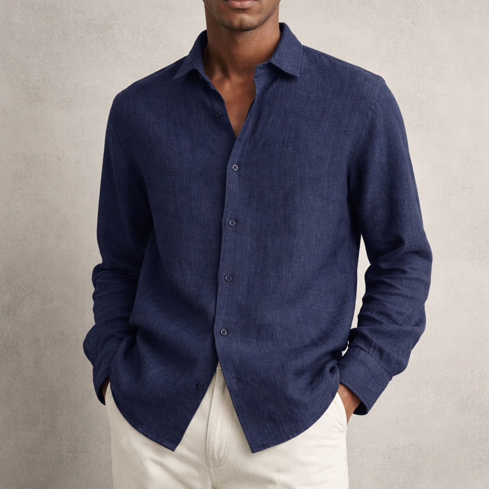 Overhemd met lange mouwen | Heren, lichtgewicht | Ademend, casual