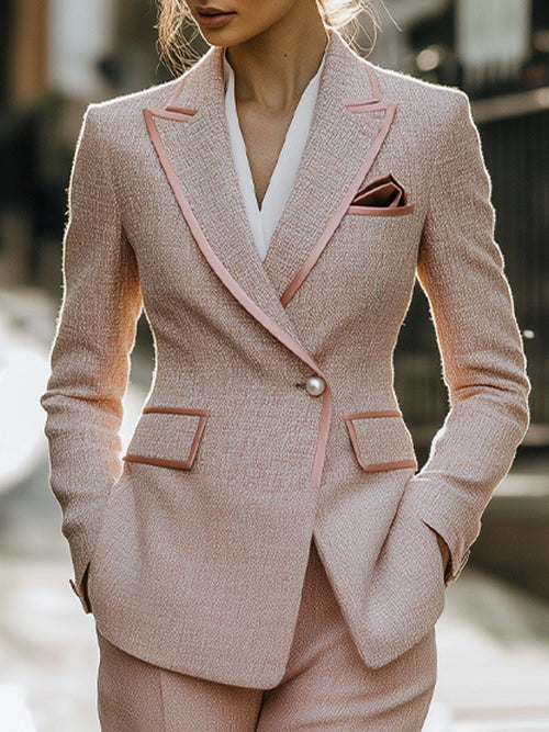 Dames broekpak | Blazer, rechte broek | Elegant voor feest en business