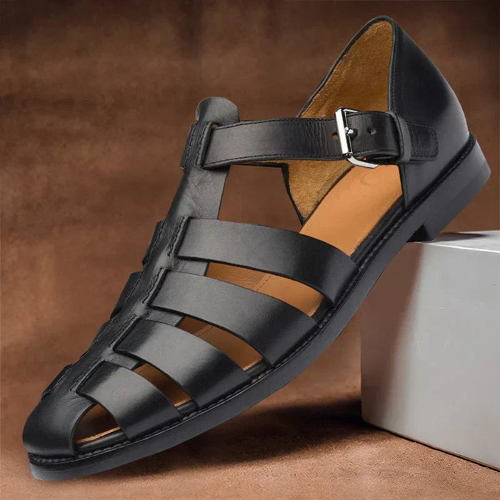 Retro ergonomische herensandalen