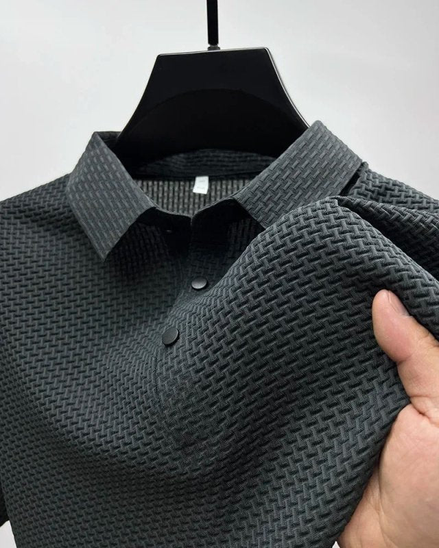 Heren slim-fit shirt | Korte mouwen, casual