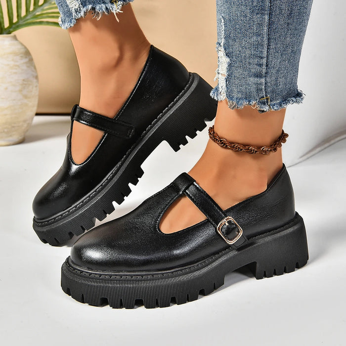 Mary Jane schoenen | Zwart | Orthopedisch ontwerp