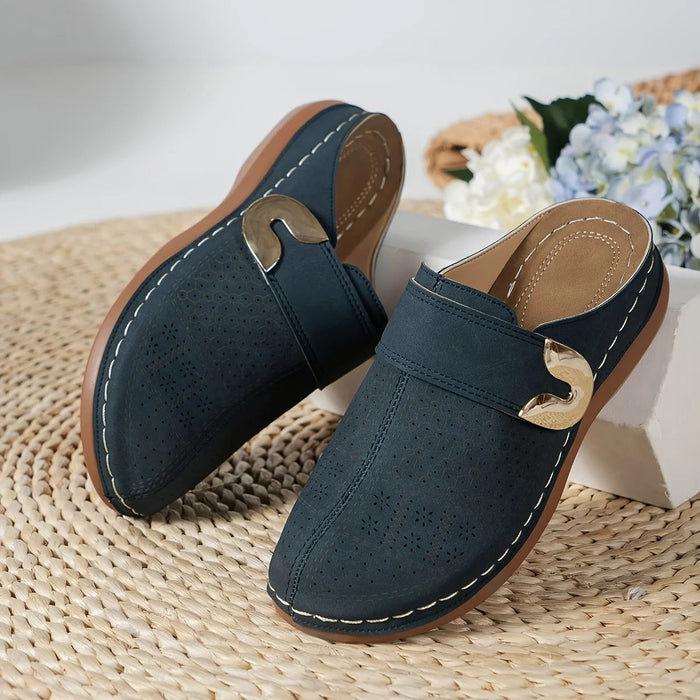 Sleehaksandalen | Instapmodel met plateau | Comfortabel