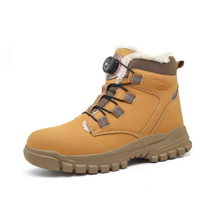 Heren werkschoenen | Winter, gevoerd | Draaisluiting, enkelhoog model