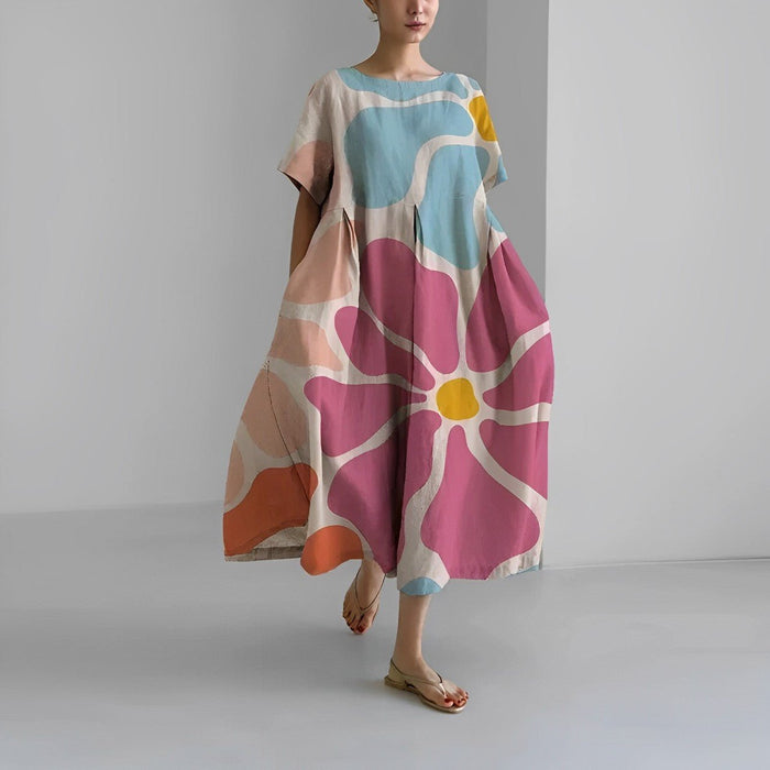 Ronja Loose Fit Jurk met Print