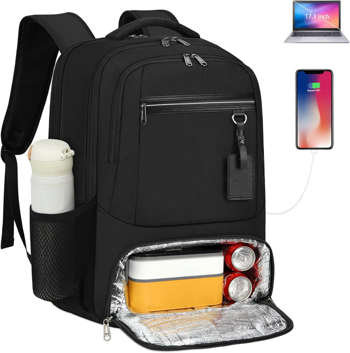 Laptoprugzak | Waterdicht, usb-poort, lunchvak