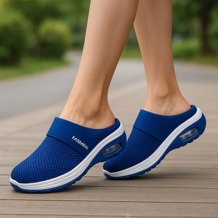 Dames sandalen | Orthopedisch, gevoerd | Sleehak, de hele dag comfort