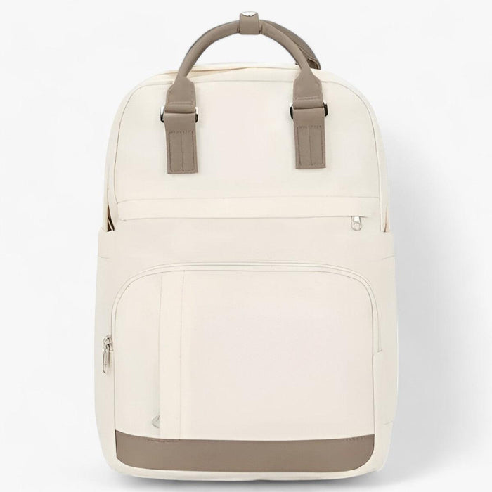 Rugzak in urban stijl | Waterdicht, beige | Damestas